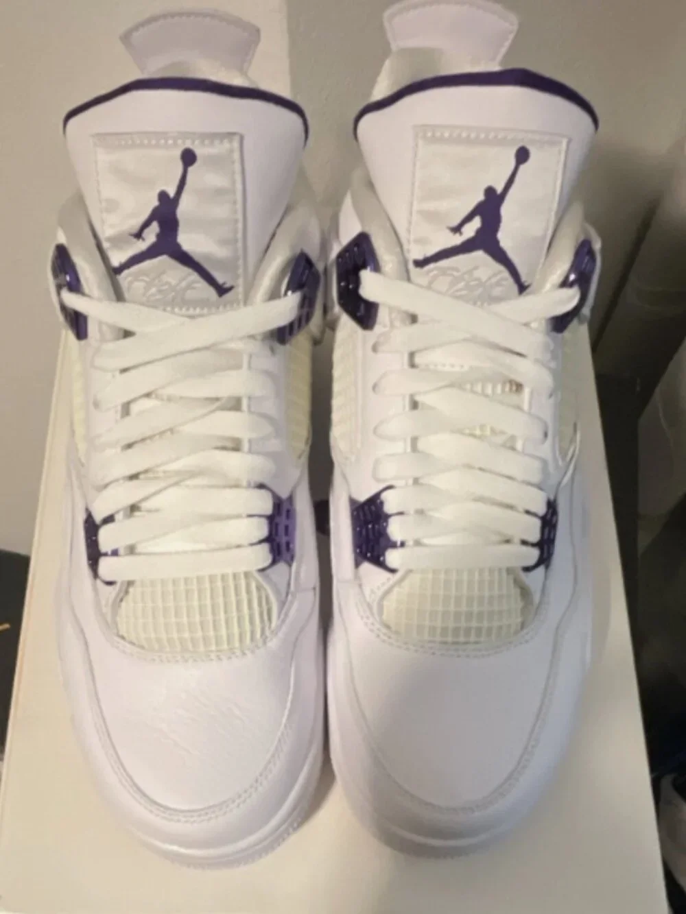 Jordan Air Jordan 4 Retro Purple Metallic WhiteCourt Purple